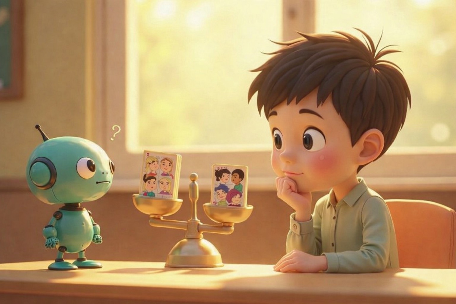 AI có thể không công bằng - em cần nhận biết và chất vấn!